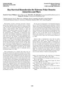 Goldschmidt 2000 September 3rd–8th, 2000 Oxford, UK. Journal of Conference Abstracts Volume 5(2), 1105