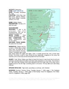 ACTIVITY: Swimming CASE: GSAF[removed]DATE: Thursday December