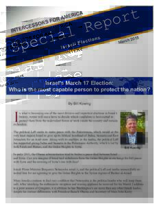 015  h2 Marc  Israel’s March 17 Election: