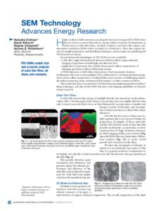 SEM Technology Advances Energy Research