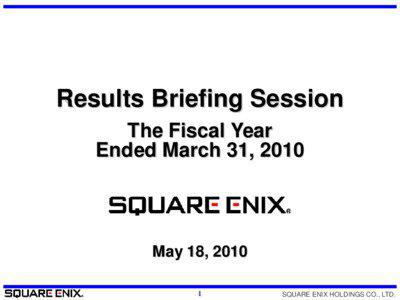 Square Enix / Software / Entertainment Software Association / Enix / Square / Final Fantasy XI / Dragon Quest V: Hand of the Heavenly Bride / Dragon Quest IX: Sentinels of the Starry Skies / Video game development / Video game developers / Digital media
