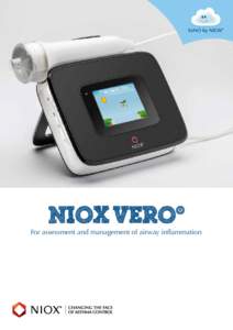 NIOX VERO  ® For assessment and management of airway inflammation