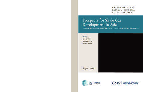 a report of the csis energy and national security program Prospects for Shale Gas Development in Asia