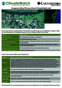 Kangaroo valley recording sheet