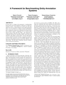 Computational linguistics / Natural language processing / Named-entity recognition / Semantics / Semantic Web / Lexical semantics / DBpedia / Chess annotation symbols / Annotation / Word-sense disambiguation