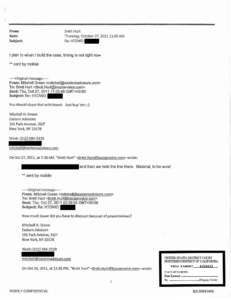 GX0422 - Email from Brett Hurt to Mitchell Green re 