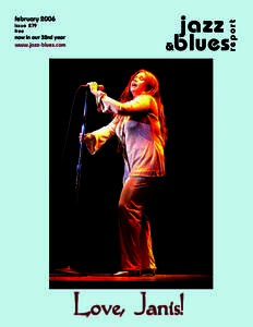 jazz &blues report  february 2006