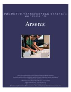 Microsoft Word - Arsenic Promotor Module FINAL (October[removed]docx