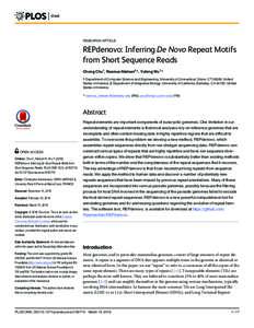 REPdenovo: Inferring De Novo Repeat Motifs from Short Sequence Reads