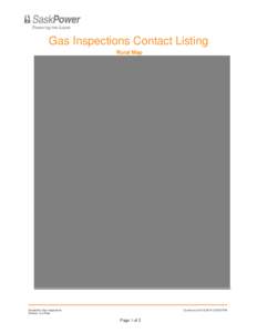 Gas Inspections Contact Listing Rural Map Created by Gas Inspections Contact: Luci Bast