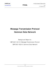 Internet standards / Internet protocols / Network protocols / Edigas / AS2 / E.Digital Corporation / OFTP / Communications protocol / Packet-switched network / Data / Computing / Information