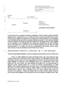Settlement / Tort law / New York divorce law / Default judgment / Law / Civil procedure / Lawsuit