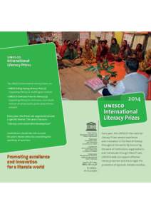 UNESCO International Literacy Prizes; 2014