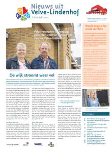 ws uit  Nieuws uit Editie juliNieuws uit Velve-Lindenhof is een uitgave