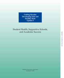 Health education / Psychological resilience / Developmental Studies Center / National Institute of Child Health and Human Development / Education / Eric Schaps / WestEd