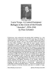 Lucte Varga, ca[removed]Lucie Varga: A Central European