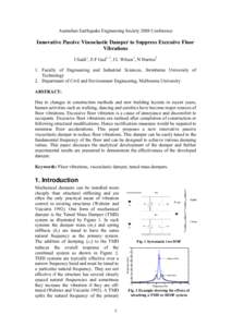 Civil engineering / Ordinary differential equations / Structural engineering / Earthquake engineering / Mass / Tuned mass damper / Vibration / Damping / Dynamic Vibration Absorber / Physics / Mechanical engineering / Engineering