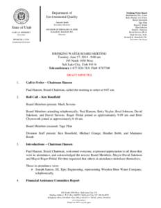 Bousfield / Meetings / Minutes / Parliamentary procedure