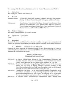 Local government in New Hampshire / Local government in the United Kingdom / Arthur Steere / Town meeting / Glocester /  Rhode Island / Town council / Councillor / Government / State governments of the United States / New England