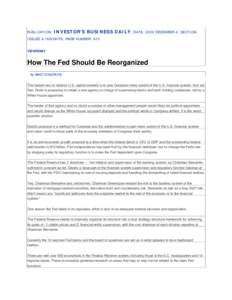 Microsoft Word - IBD-Fed-Reorganizationdoc