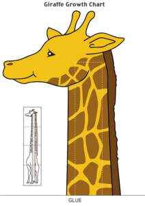 Giraffe Growth Chart  GLUE GLUE