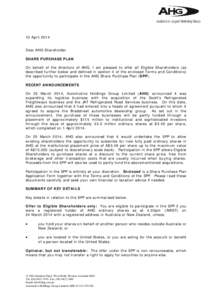 Microsoft Word - Chairman_s letter to shareholders - 228812409_4_Project Polo FINAL