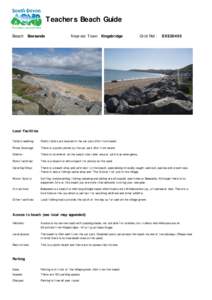 Teachers Beach Guide Beach Beesands  Nearest Town: Kingsbridge