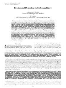 Dynamics / Turbines / Jet engines / Aerodynamics / Erosion / Deposition / Turbofan / Axial compressor / Tip clearance / Fluid mechanics / Mechanical engineering / Fluid dynamics