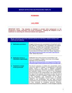 Microsoft Word - Romania template July 2006.doc