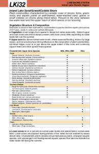 LKi32 Inland Lake Sand/Gravel/Cobble Shore factsheet