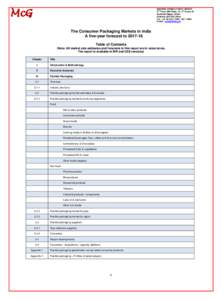 MADRAS CONSULTANCY GROUP 2nd Floor, MN Plaza, 15, 3rd Cross St Kasturba Nagar, Adyar Chennai, [removed], India Tel : +[removed][removed]E-mail : [removed]