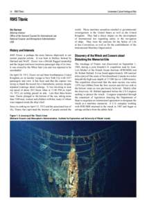 14 RMS Titanic  Underwater Cultural Heritage at Risk RMS Titanic Ole Varmer