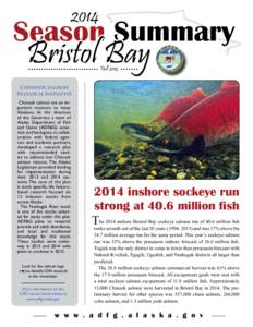 2014  Season Summary Bristol Bay Fall 2014