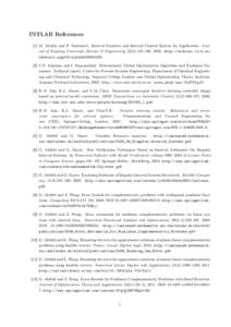 INTLAB References [1] M. Abulizi and P. Mahemuti. Interval Numbers and Interval Control System for Application. Journal of Xinjiang University (Science & Engineering, 22(2):165–190, 2005. http://scholar.ilib.cn/ abstra