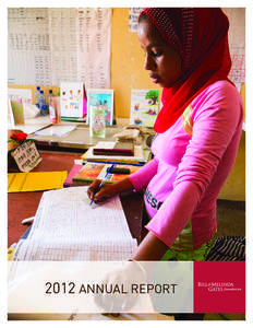 2012 ANNUAL REPORT  Letter from the CFO I’m pleased to share our 2012 Annual Report. The complete audited financial statements are available for viewing or downloading at our website, where you can also learn more abo