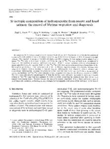 Chemistry / Fish / Isotopes / Salmon / Bioindicators / Acetic acid / Isotope analysis / Isotopic signature / Oncorhynchus / Hydroxylapatite / Atlantic salmon / Phosphate