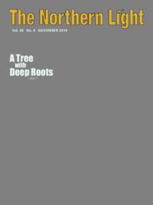 Vol. 45 No. 4 NOVEMBER[removed]A Tree with Deep Roots – page 6