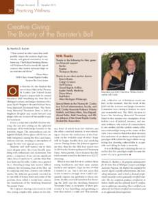 Creative Giving: The Bounty of the Barrister’s Ball