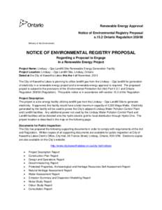 Microsoft Word - Renewable Energy EBR Posting Notice.docx