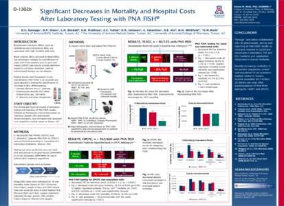 Donna M. Wolk, PhD, D(ABMM) * College of Medicine, Dept. of Pathology 1501 N. Campbell Ave., PO BoxTucson, AZPHONE: FAX: 