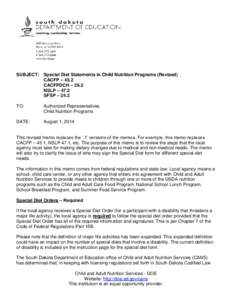 Medical Statement Form - USDA Civil Rights (CA Dept of Education)