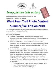       Every picture tells a story  Help the West Penn Trail Council tell the story of the Trail  