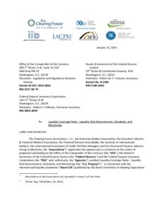 January 31, 2014  Office of the Comptroller of the Currency 400 7th Street, S.W., Suite 3E-218 Mail Stop 9W-11 Washington, D.C[removed]