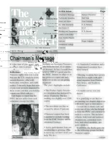 The Product Safety Newsletter  In this issue