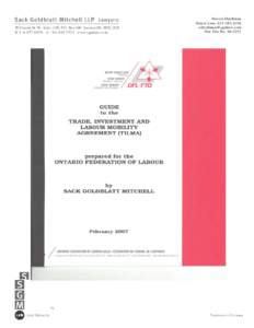 Microsoft Word - OFL TILMA Analysis Sack Goldblatt Mitchell-Cover.doc