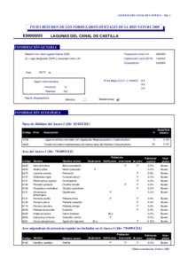 LAGUNAS DEL CANAL DE CASTILLA - Pág. 1  FICHA RESUMEN DE LOS FORMULARIOS OFICIALES DE LA RED NATURA 2000 ES0000205