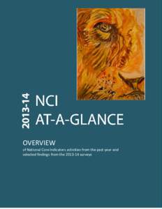 OVERVIEW of National Core Indicators activities from the past year and selected findings from thesurveys National Core Indicators (NCI), a joint venture between the National Association of State Directors of De