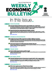 Issue no 572 I May 20-May 26, 2014  WEEKLY ECONOMIC BULLETIN p[removed]