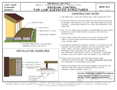 BMP-011 Erosion Control for Low Elevated StructuresSKF