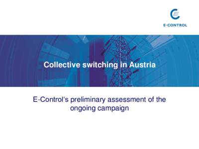 Energy in the United Kingdom / E-Control / Dot-com / Price comparison services